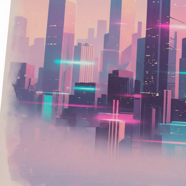 Abstract Neon Reverie detail close up 12