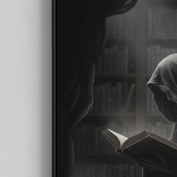 Academic Spectre: Quiet Despair Museum-Quality Art Print detail close up 11