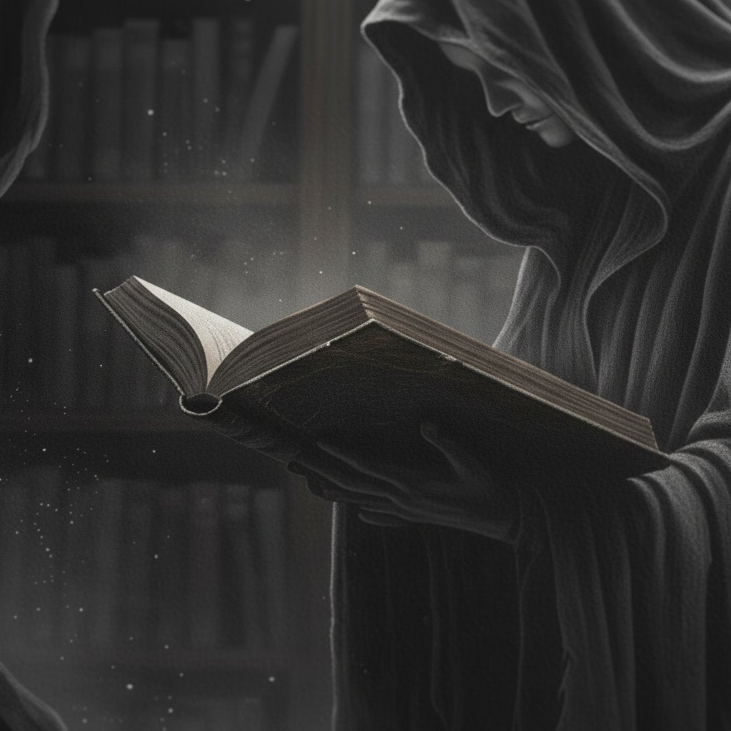Academic Spectre: Quiet Despair Museum-Quality Art Print detail close up 12