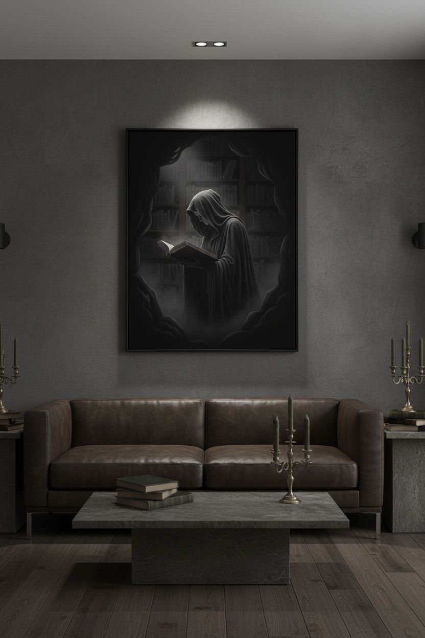 Academic Spectre: Quiet Despair Museum-Quality Art Print wall art room scene 4
