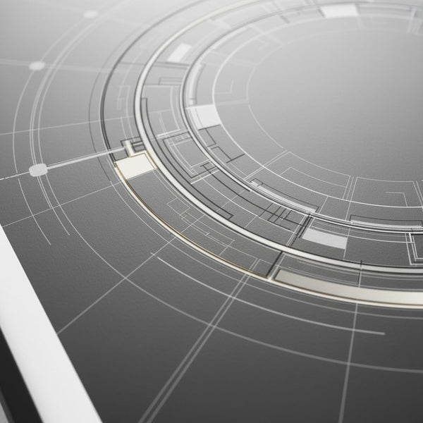 Architectural Ring Structure Fine Art Print detail close up 11