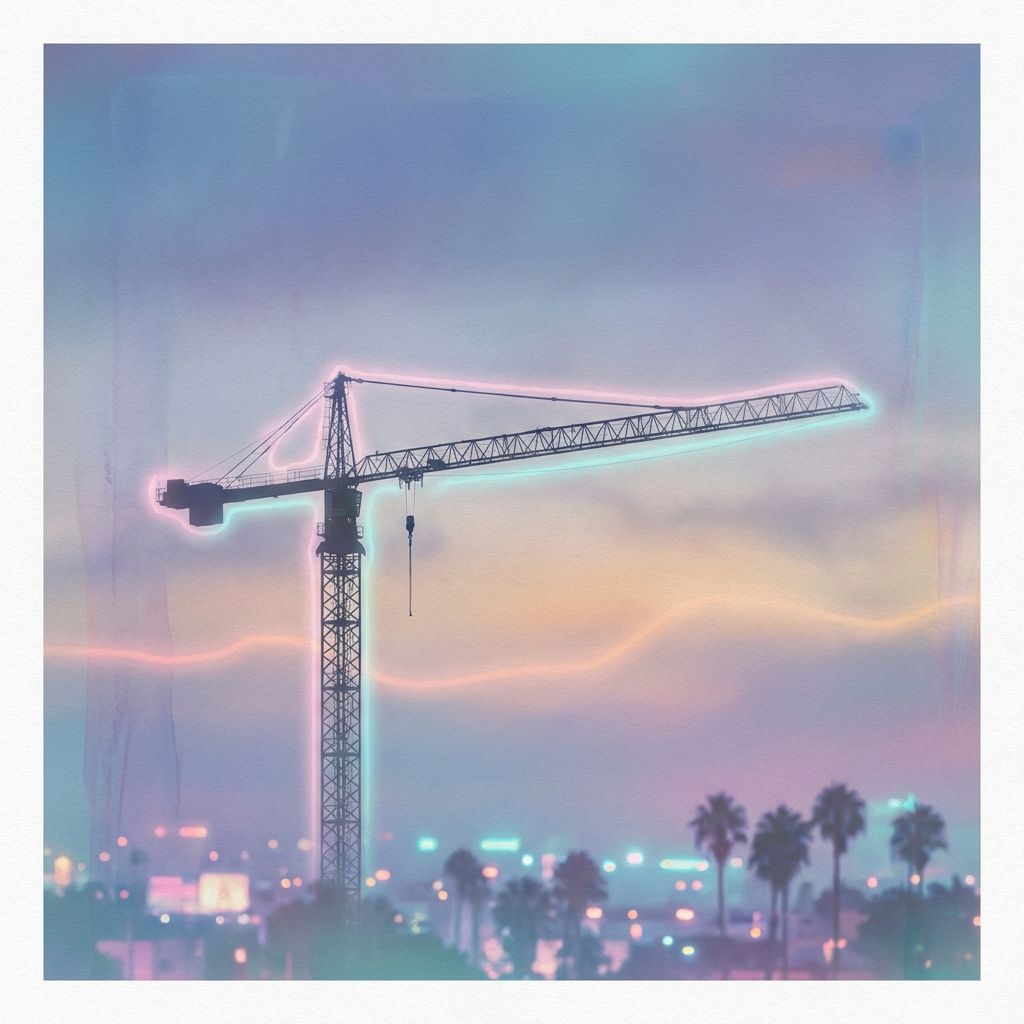 Celestial Crane in Quietude