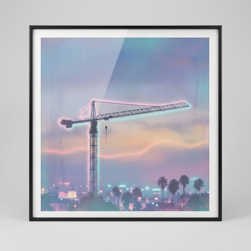 Celestial Crane in Quietude