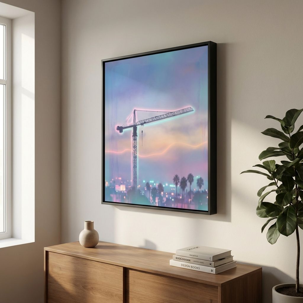 Celestial Crane in Quietude