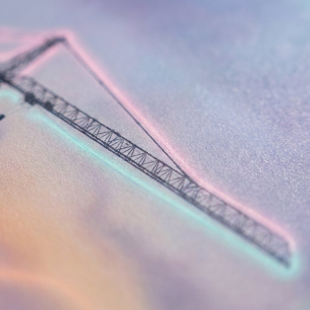 Celestial Crane in Quietude