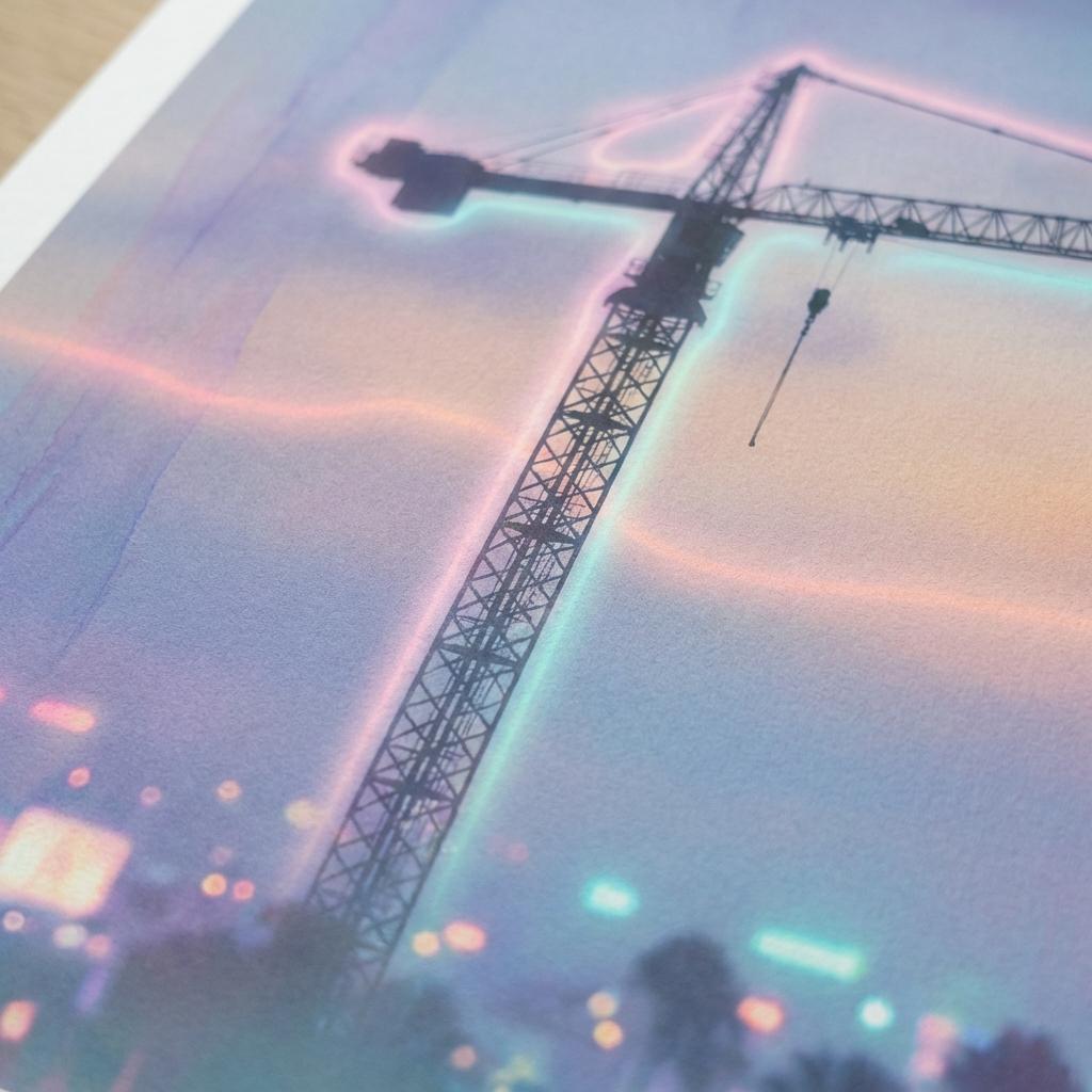 Celestial Crane in Quietude