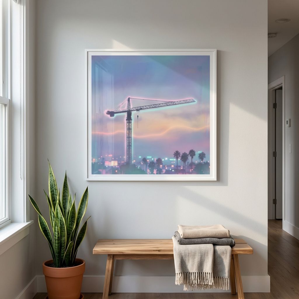 Celestial Crane in Quietude