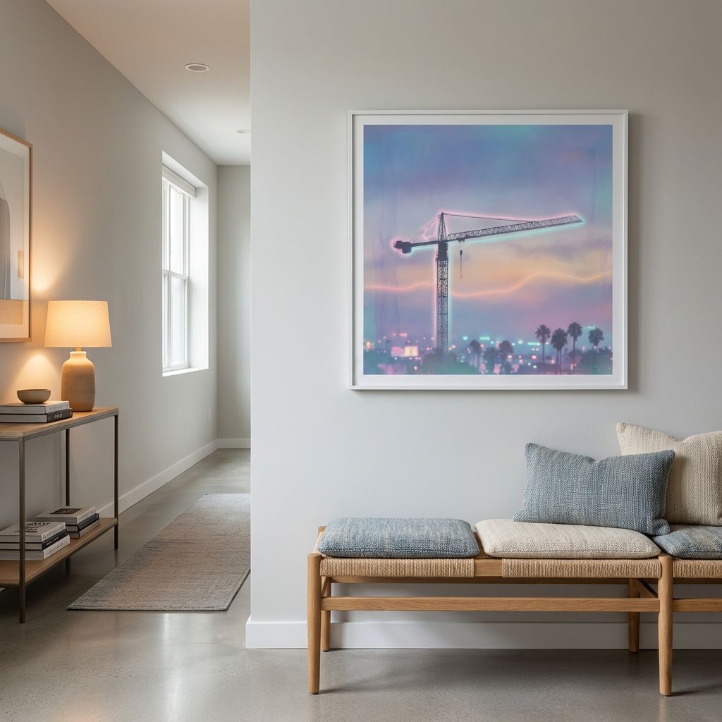 Celestial Crane in Quietude