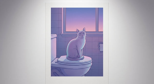 Domestic Stillness in the Violet Afterglow