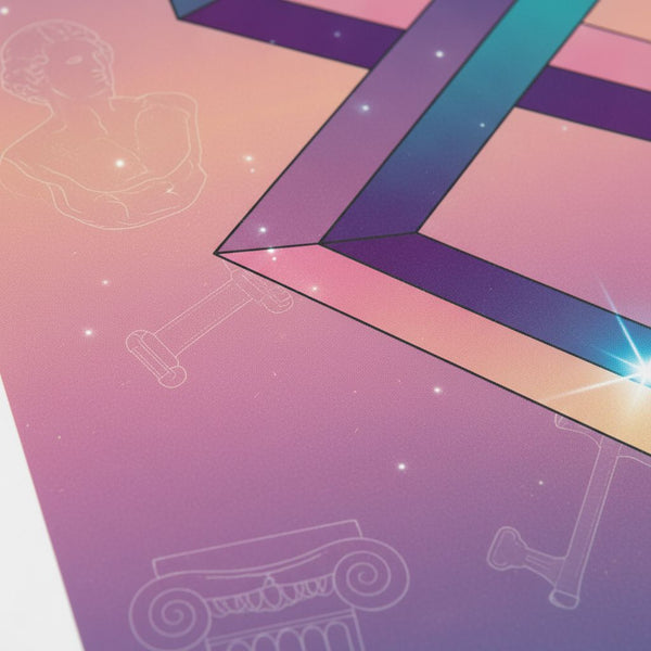 Dreamscape Geometric Reverie detail close up 12