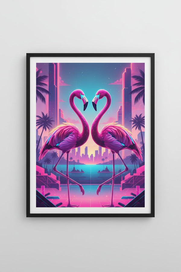 Electric Flamingo Dusk Reverie main artwork