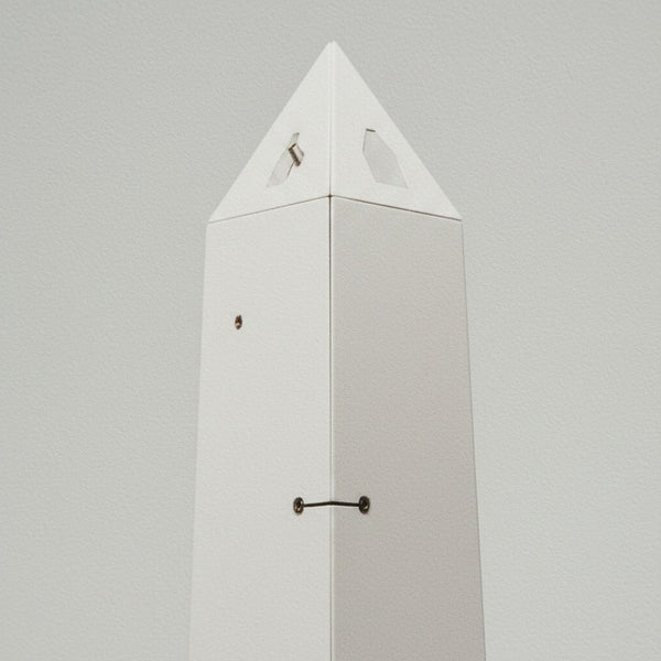Geometric Ascent Study: Minimal Tech Obelisk Fine Art detail close up 11