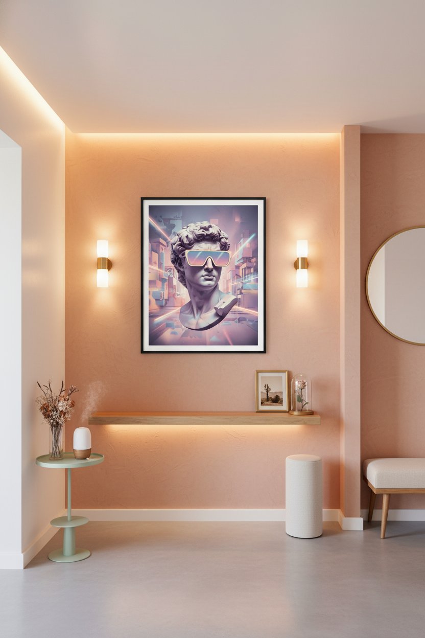 Late Night Pop Graffiti Dreamscape wall art room scene 7