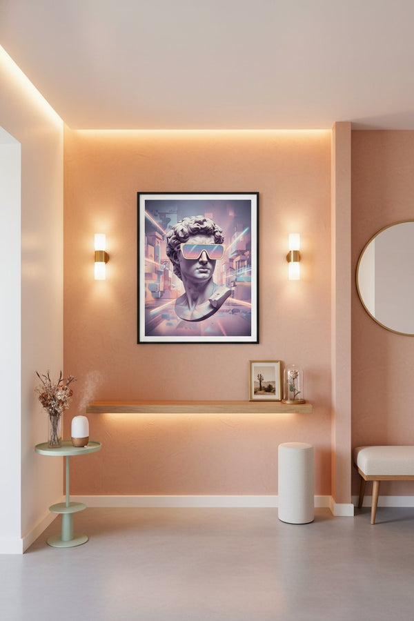 Late Night Pop Graffiti Dreamscape wall art room scene 7