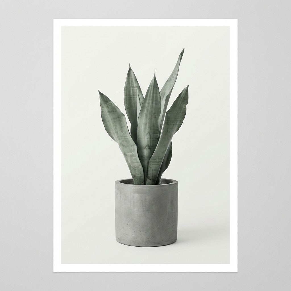 Linear Botanical Presence in Void