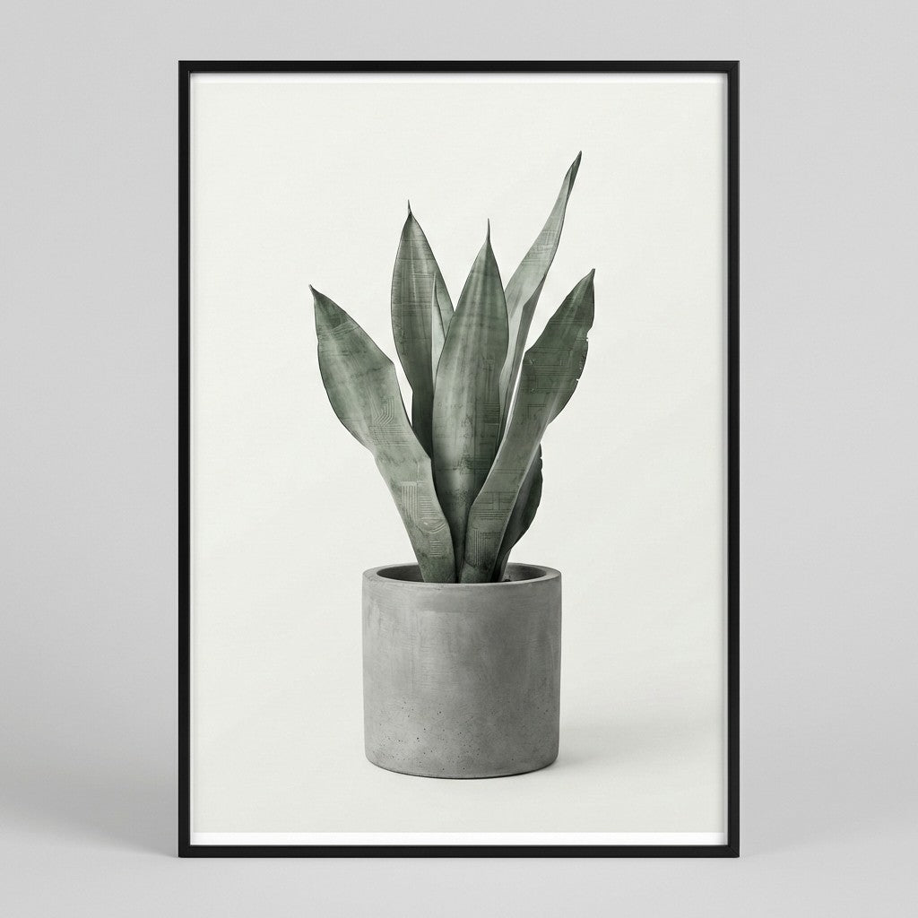 Linear Botanical Presence in Void