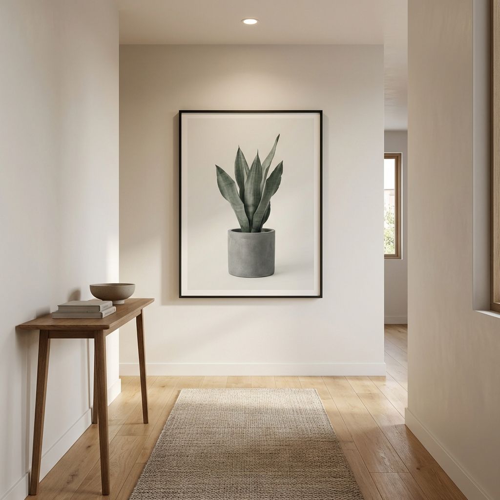 Linear Botanical Presence in Void