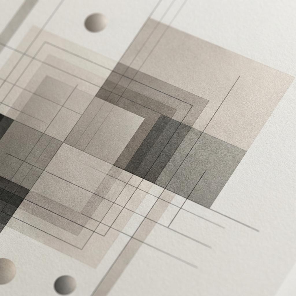 Linear Ocean Structures in Warm Gray