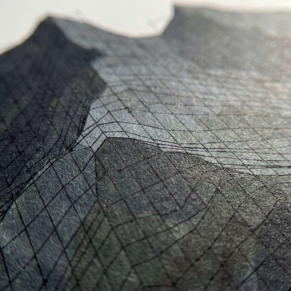 Matrixed Mountain Silhouette Structural Study