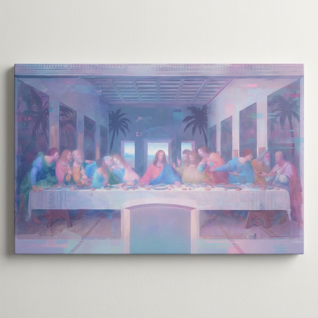 Midnight Gathering in Suspended Blue