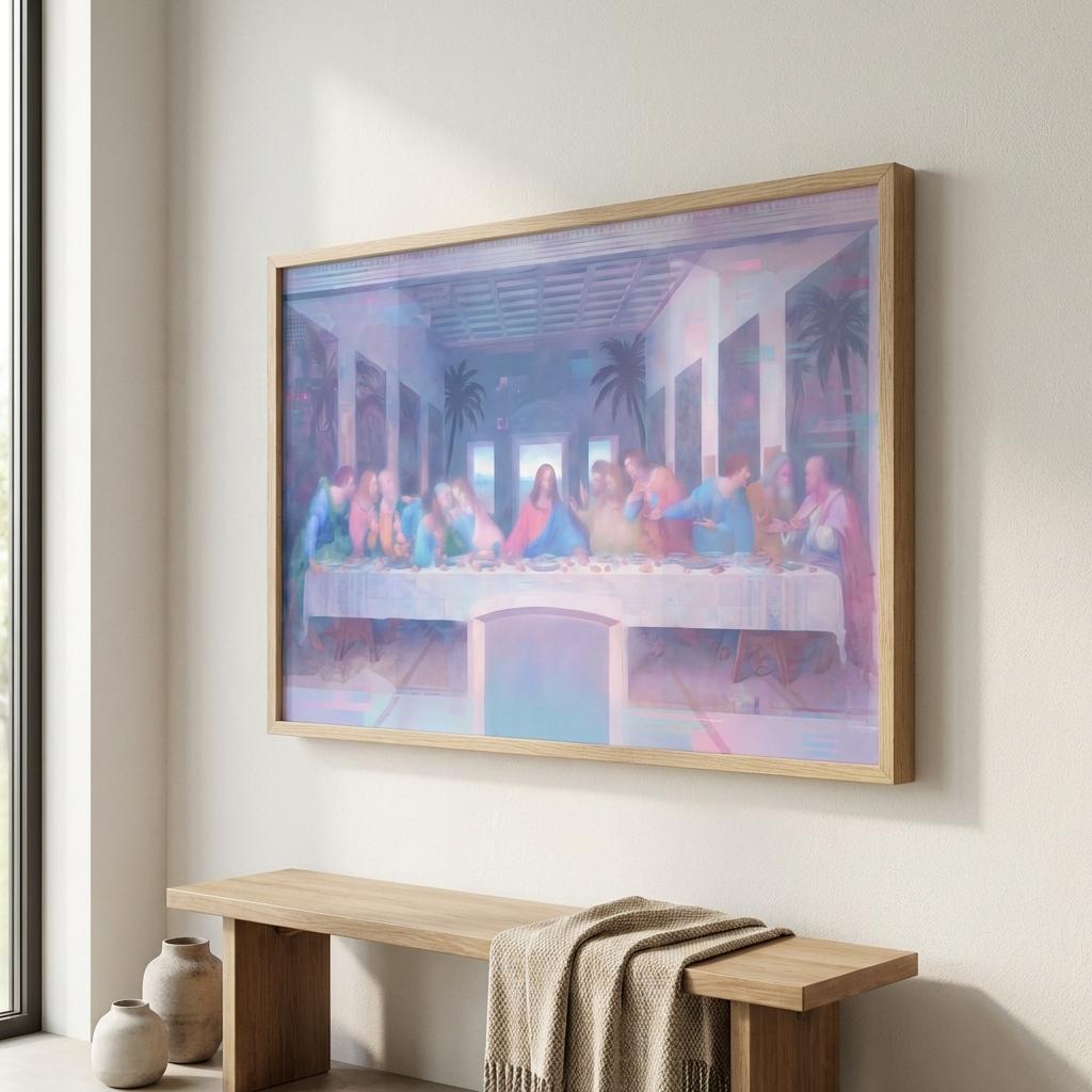 Midnight Gathering in Suspended Blue