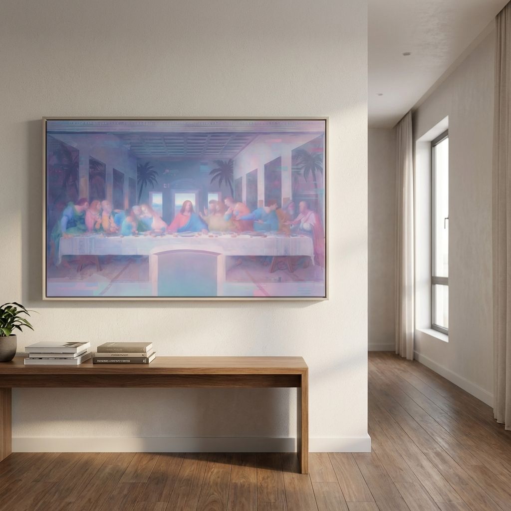 Midnight Gathering in Suspended Blue