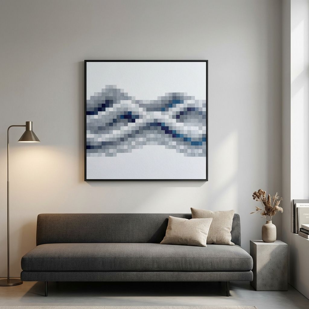 Modular Ocean Composition in Warm Gray