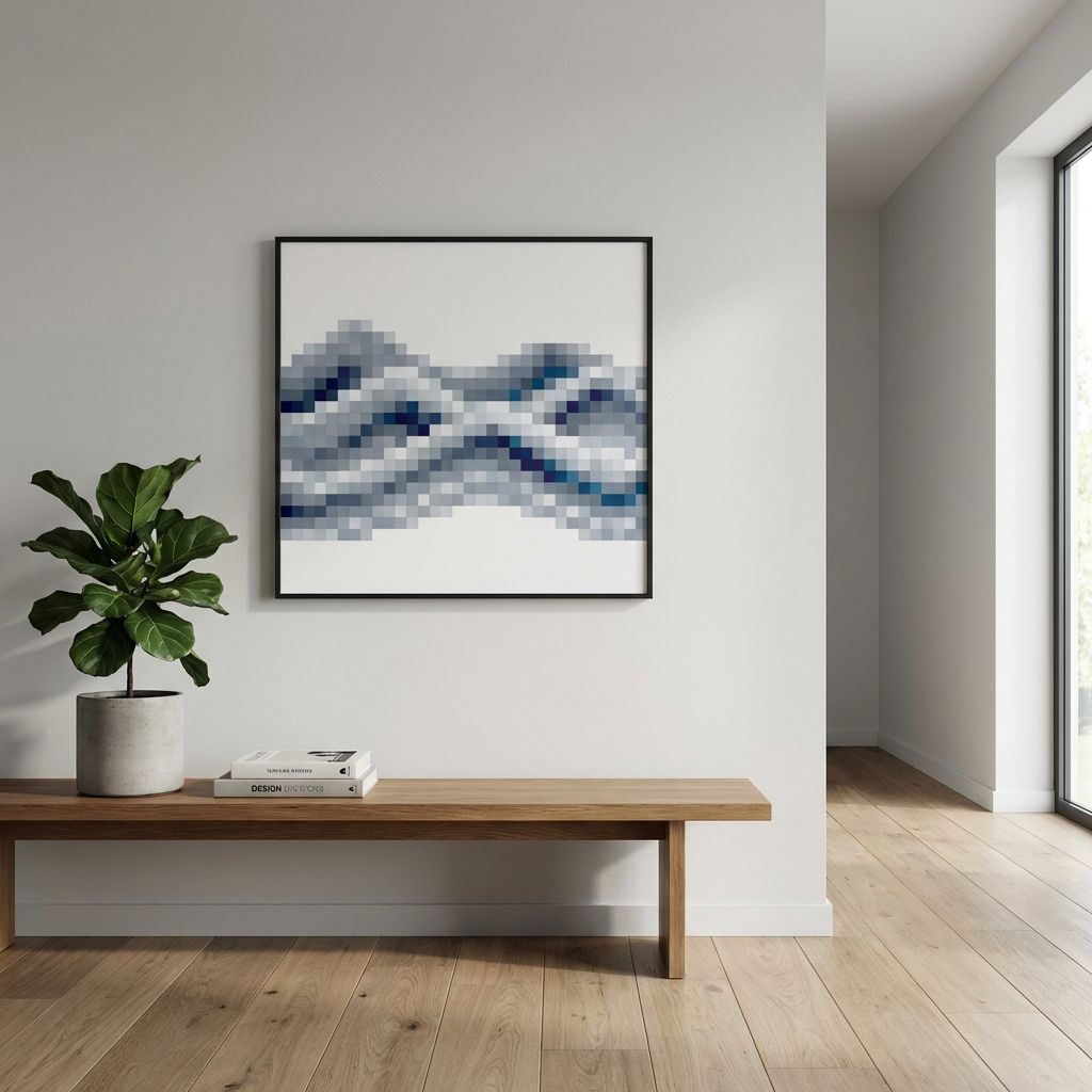Modular Ocean Composition in Warm Gray