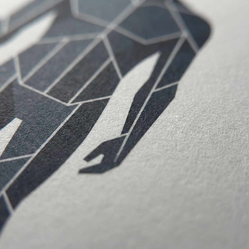 Monochrome Silhouette and Structural Order