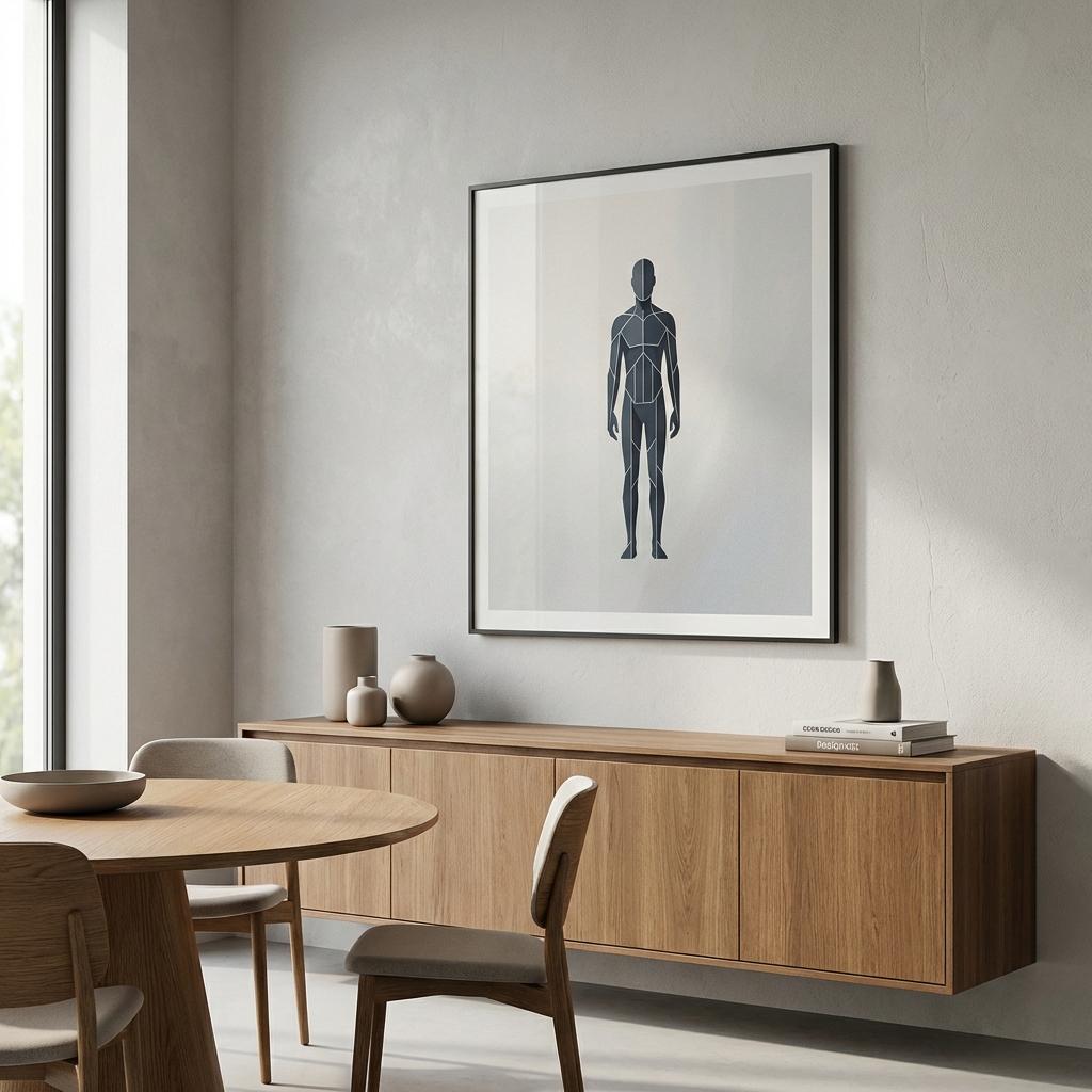 Monochrome Silhouette and Structural Order