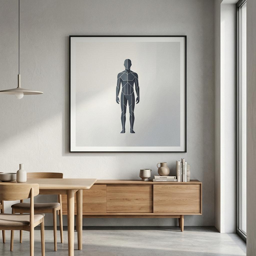 Monochrome Silhouette and Structural Order