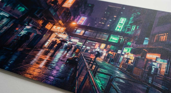 Neon Static Horizon