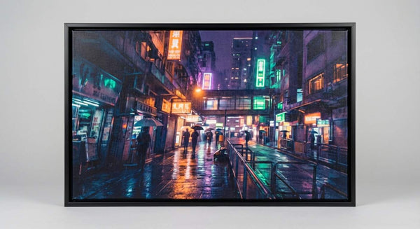 Neon Static Horizon