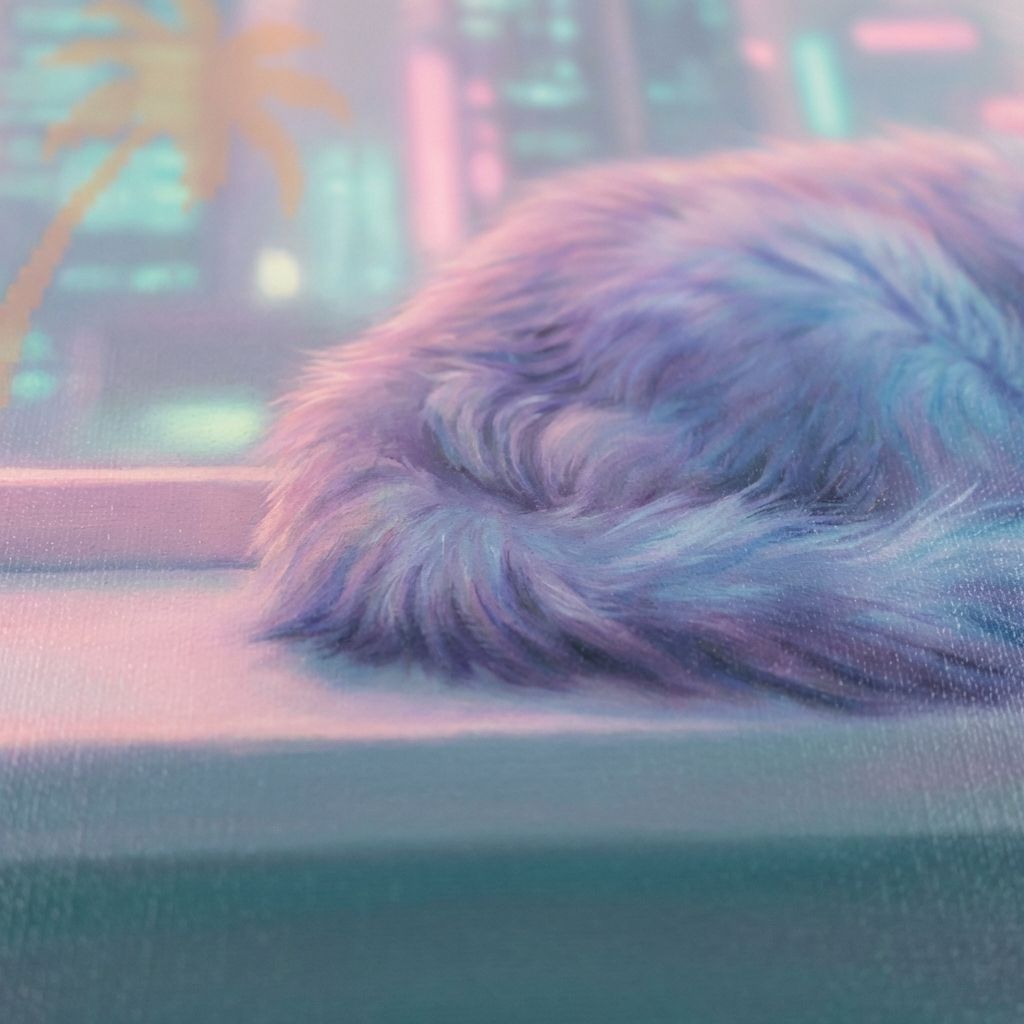 Nocturnal Repose Under Soft Luminescence