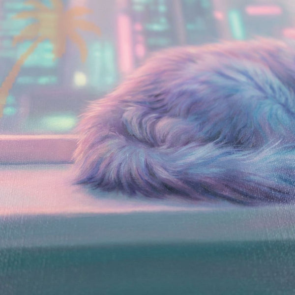 Nocturnal Repose Under Soft Luminescence