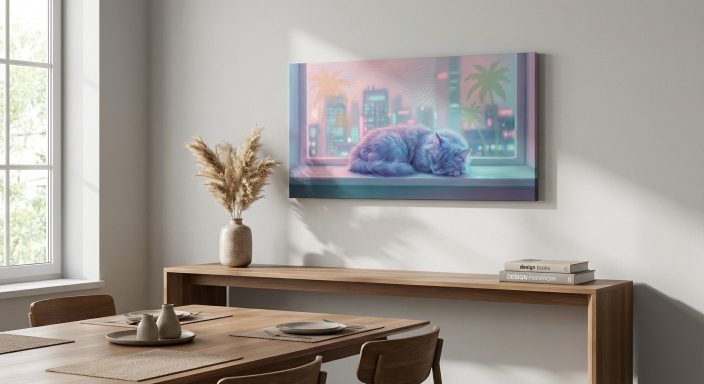 Nocturnal Repose Under Soft Luminescence