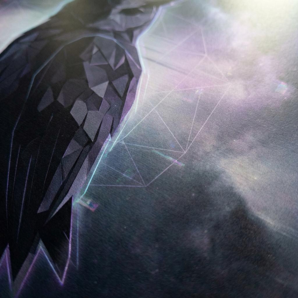 Nocturnal Sentinel Owl in Shadow Artwork