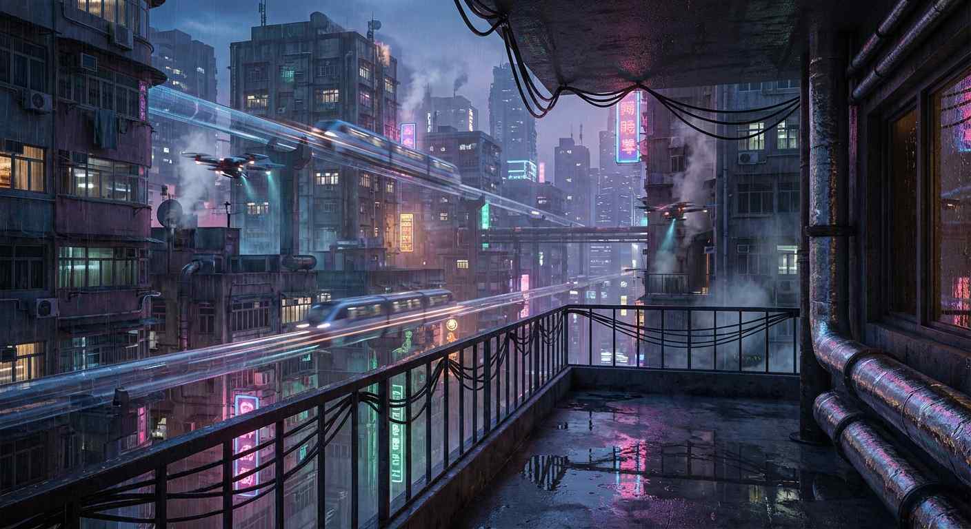 Observation of the Radiant Urban Descent