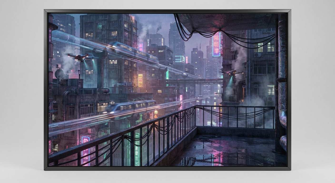 Observation of the Radiant Urban Descent