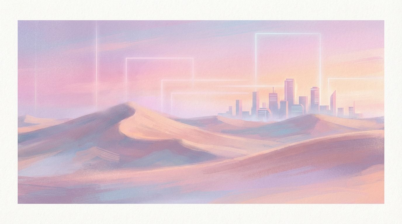 Pale Horizon Glow during Sleepless Hours