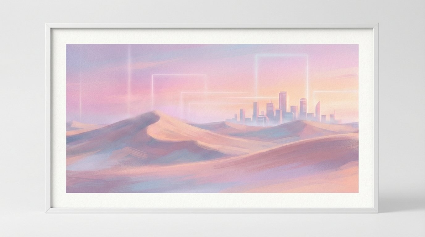 Pale Horizon Glow during Sleepless Hours