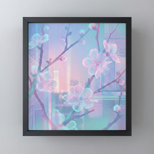 Plum Blossoms in Eternal Ambient Glow