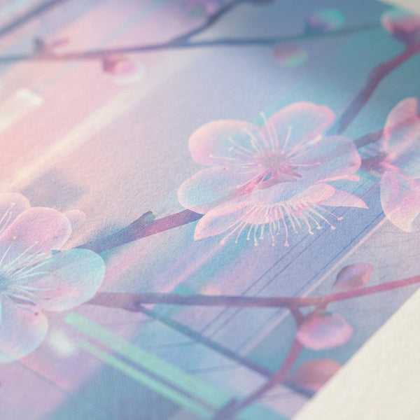 Plum Blossoms in Eternal Ambient Glow