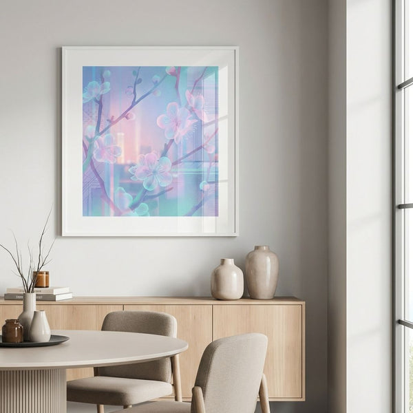 Plum Blossoms in Eternal Ambient Glow