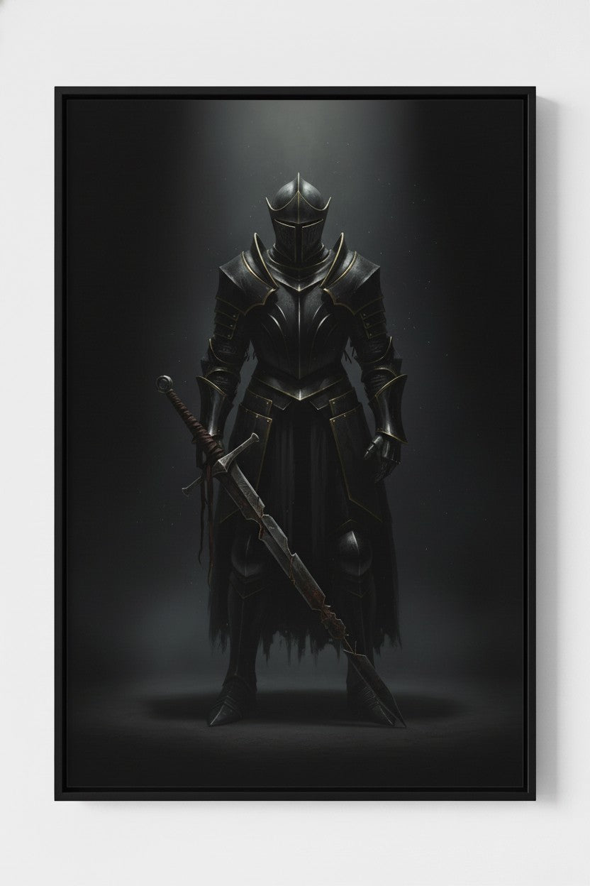Shattered Valor: Gothic Relic Fine Art main artwork