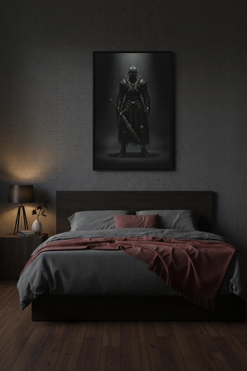 Shattered Valor: Gothic Relic Fine Art wall art room scene 10
