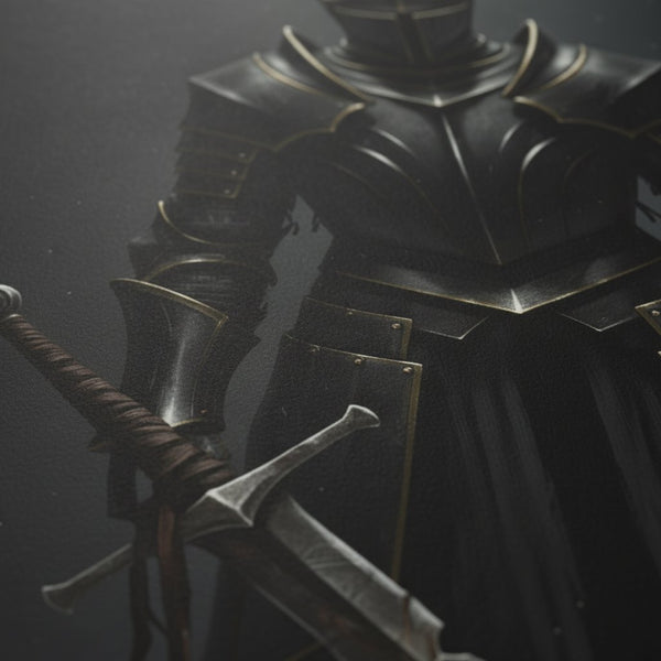 Shattered Valor: Gothic Relic Fine Art detail close up 12