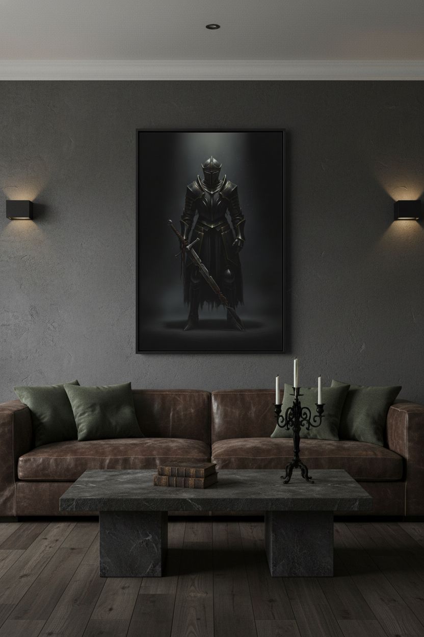 Shattered Valor: Gothic Relic Fine Art wall art room scene 2