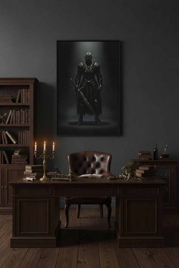 Shattered Valor: Gothic Relic Fine Art wall art room scene 3