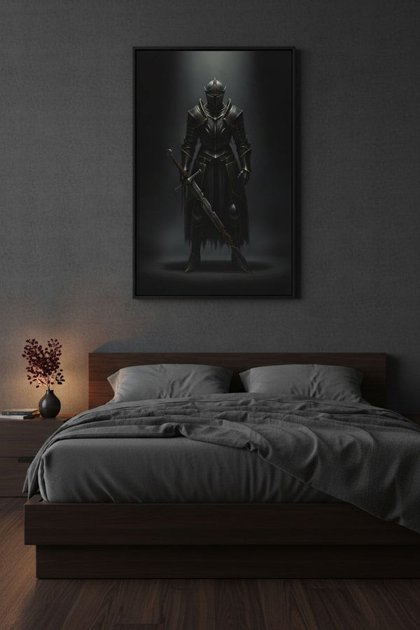 Shattered Valor: Gothic Relic Fine Art wall art room scene 5